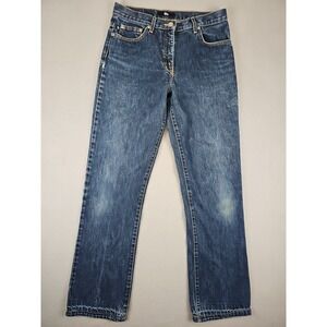 Vintage Stussy Jeans Women's Size 7 28x29‎ Blue Mid Rise Denim Made in USA Y2K